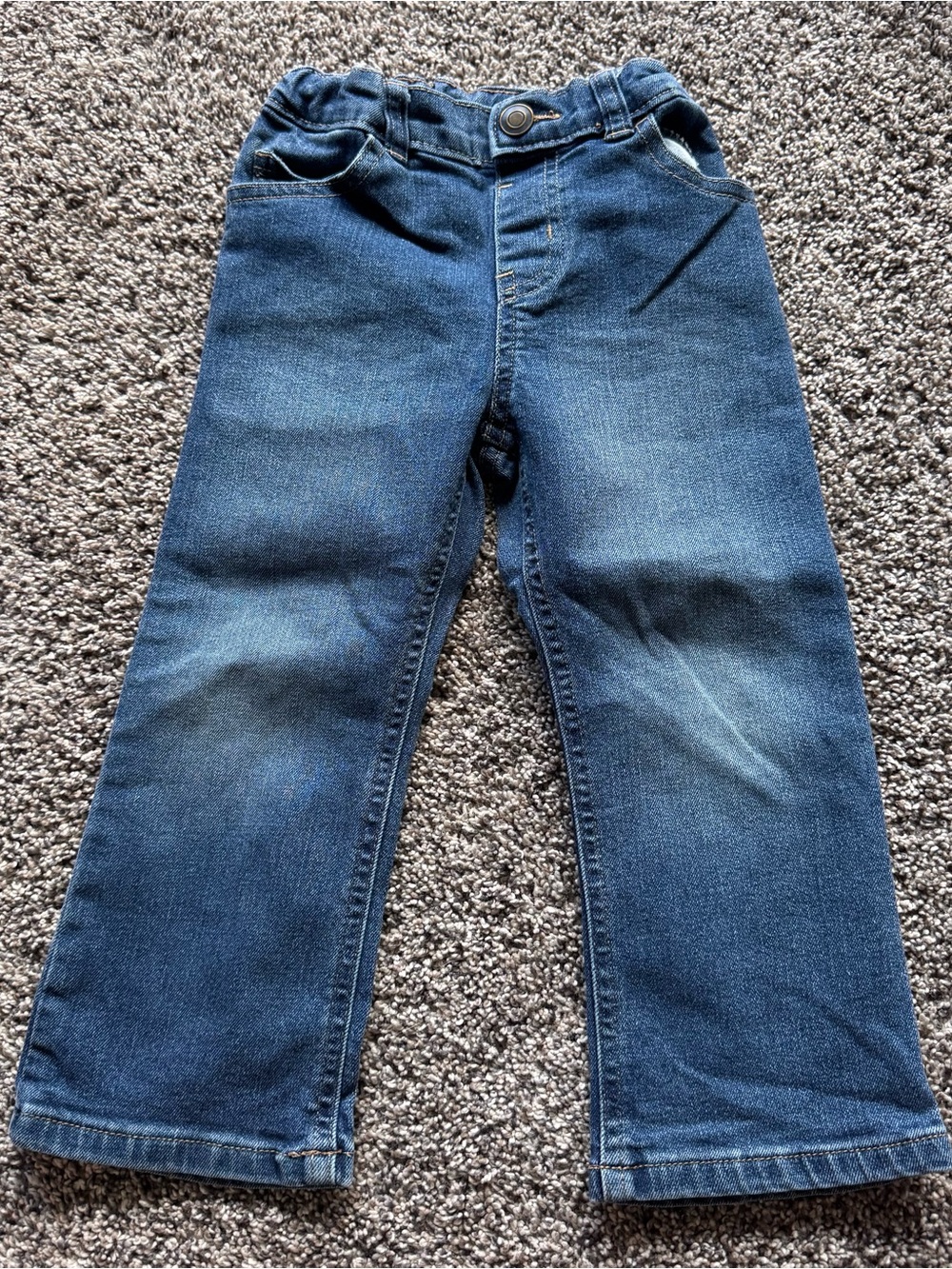 Garanimals Indigo Blue Kids Denim Jeans with Elastic Waist